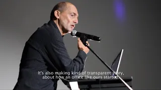 Rem Koolhaas (OMA). Lecture in Jakarta. 2011.