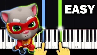 Talking TOM HERO DASH - Main Menu Theme - Piano tutorial