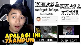 BIKIN NGAKAK REACTION MOMEN KOCAK DAN MURID BARU SANS SMP S4