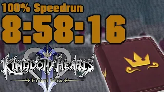 Kingdom Hearts 2 FM 100% Journal Speedrun in 8:58:16