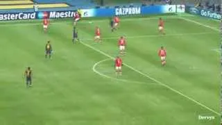Iniesta Amazing Skill vs Spartak Moscow HD