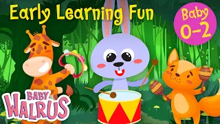 Early Learning Fun #30 | Percussion Instruments 🎹️🎻 Animals & Sounds Part 3 | Educational Series