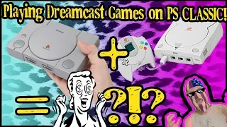 Playing DREAMCAST Games On The PLAYSTATION CLASSIC! Mini Guide Plus Test!
