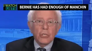 Bernie Sanders Is Absolutely Fed Up With Joe Manchin
