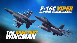 The Greatest Wingman | 4x F-15C Eagle Vs 2x F-16C Vipers | BVR | Digital Combat Simulator | DCS |