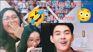 LEARN ABC WITH BL ACTORS | Reaction Video (eng sub)