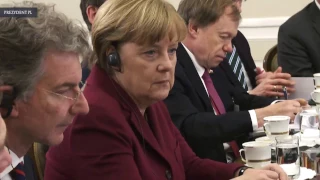 Spotkanie Prezydenta RP z Kanclerz Niemiec