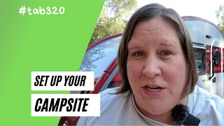 Campsite set up made simple - @tab320 #teardropcamper #newrvadvice