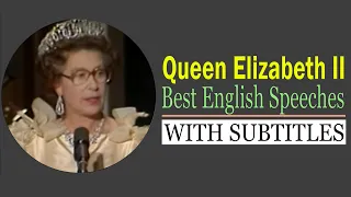 Queen Elizabeth II And President Reagan | Remarks at a Dinner | Best English Speeches With Subtitles