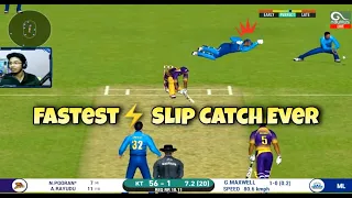 Fastest Slip Catch Ever in RC20 || Maxwell Take Best Wicket || OctaL