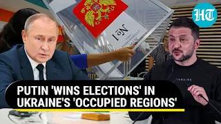 Putin 'Wins' Donetsk, Luhansk, Kherson & Zaporizhzhia Elections As Zelensky Watches On