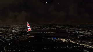 EGLL - London Heathrow- Amsterdam Schiphol Intl- EHAM  -MSFS 2020 + STORM EUNICE