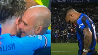 Lautaro Martínez  & Pep Guardiola crying vs Inter Milan vs Manchester City, Lautaro Martínez crying