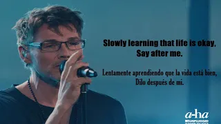 A-ha - Take on Me (MTV Unplugged) |Letra Español e Ingles | Lyrics English and Spanish