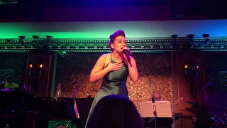 Jessica Vosk at 54 Below singing "The Wizard and I" (2.1.18)