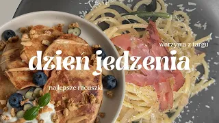 dzień jedzenia | szybkie cozy przepisy z lokalnych składników 🥞🌱🤍