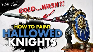 How to Paint: Hallowed Knights - Stormcast Vindictors | Dominion