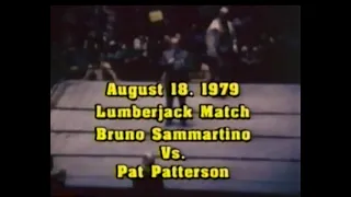 Boston Garden 8/18/79 Bruno Sammartino vs Pat Patterson N.A, Title Lumberjack Match