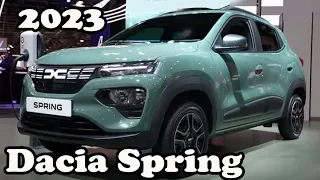 Nuova Dacia Spring 2023 interni ed esterni