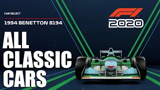 F1 2020 All Classic Cars