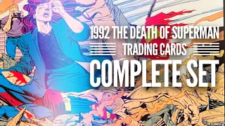 COMPLETE Death of Superman Trading Cards : Stuff I Like 1️⃣1️⃣