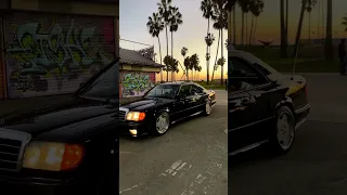 W124 300ce Coupe🔥#sunset #california #amazing #w124 ##video #subscribe #youtube #viral #mb #short