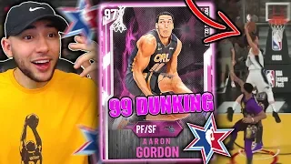 PINK DIAMOND *DUNK CONTEST* AARON GORDON INSANE POSTERS! 99 DUNKING! NBA 2K20 MyTeam Gameplay