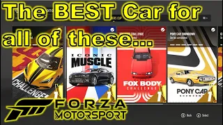 The Best Car for Each Series in Power Tour - Forza Motorsport