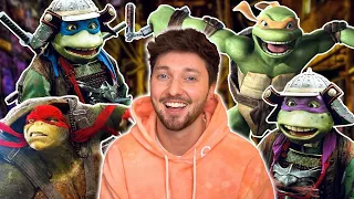 Reacting to EVERY Teenage Mutant Ninja Turtles Movie