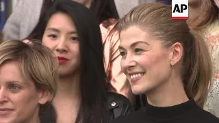 Female filmmakers at this year's LFF gather for photo op