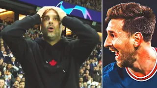 GUARDIOLA'S REACTION ON MESSI'S FIRST GOAL FOR PSG shocked all football fans! PSG 2:0 Man City
