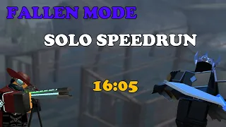 SOLO FALLEN MODE SPEEDRUN [16:05] Tower Defense Simulator