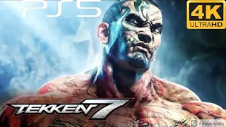 ⚡Tekken 7 - PS5 story mode Gameplay Part 2 Boss fight |  No commentary (4K 60 FPS)⚡ #fightinggames