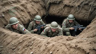 Russian Soldiers Before Falling into Deep Sleep