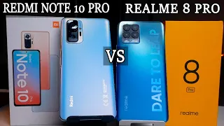 Xiaomi Redmi Note 10 Pro VS Realme 8 Pro  Что выбрать Что лучше В чем отличия