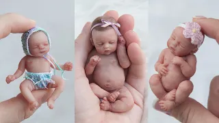 Wow! World's Smallest Miniature Silicone Reborn Baby Dolls