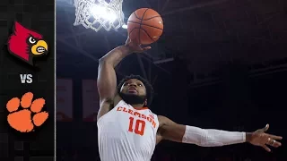 Louisville vs Clemson Basketball Highlights (2017-18)