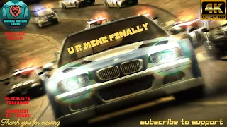 CORVETTE VS BMW M3 GTR #nfsmw2005  (4K UHD) NO COMMENTARY