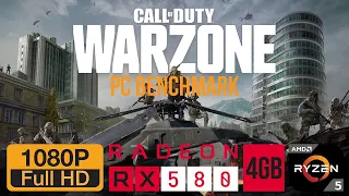 RX 580 Call of Duty Warzone 4GB - PC Benchmark - Ryzen 5 2600 (Best Graphic Settings to Improve FPS)