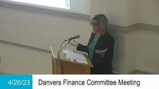 Finance Committee Meeting - 4/26/23