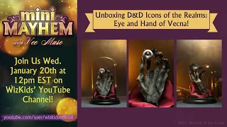 Mini Mayhem with Vee Mus'e: D&D Icons of the Realms: Eye and Hand of Vecna Unboxing