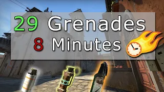 29 Inferno Grenades in 8 Minutes (CSGO Tips and Tricks)