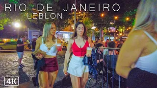 🇧🇷 Leblon Nightlife | Rio de Janeiro, Brazil | 4K UHD