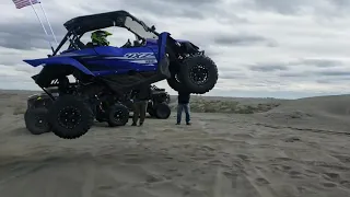 yxz throttle control and suspension settings for jumping.