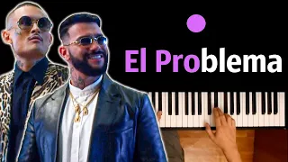 MORGENSHTERN & Тимати - El Problema ● караоке | PIANO_KARAOKE ● ᴴᴰ + НОТЫ & MIDI