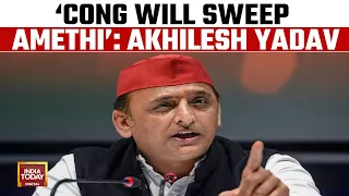 Biggest Battle Of Survival For Cong | Akhilesh Yadav Says 'Cong Will Sweep Amethi' | 2024 Elections