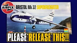 Airfix Bristol Mk 32 Superfreighter Model Kit Review Future Vintage Classic