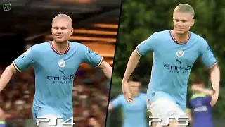 FIFA 23 PS5 vs PS4 Graphics, Player Animation, Gameplay Comparison old gen vs next gen360p
