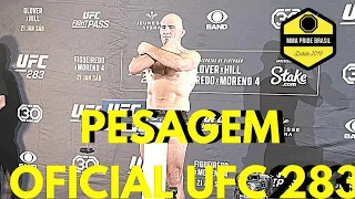 PESAGEM OFICIAL DO UFC RIO | GLOVER TEIXEIRA E DEIVESON FIGUEIREDO CONFIRMADOS NO UFC 283