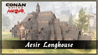 HOW TO BUILD A AESIR LONGHOUSE [SPEED BUILD] - CONAN EXILES